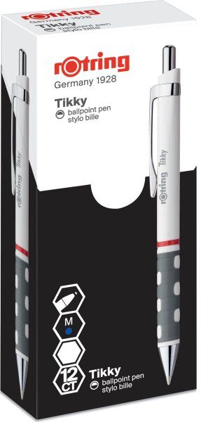 Rotring Tikky Kuglepen   M   Hvid