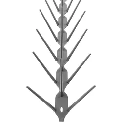 Vogelschreck Kunststoff Spikes Vogelabwehr graue Taubenabwehr Balkon DV-KOLCE-SZ