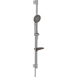 Hansa AURELIA Duschgarnitur 4715013080 Wandmontage, 970mm, kürzbar, Stahl gebürstet