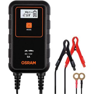 OSRAM Autobatterie-Ladegerät BATTERYcharge 906, 6 V / 12 V, 6 A, automatisches Laden, mit Erhaltungsladung