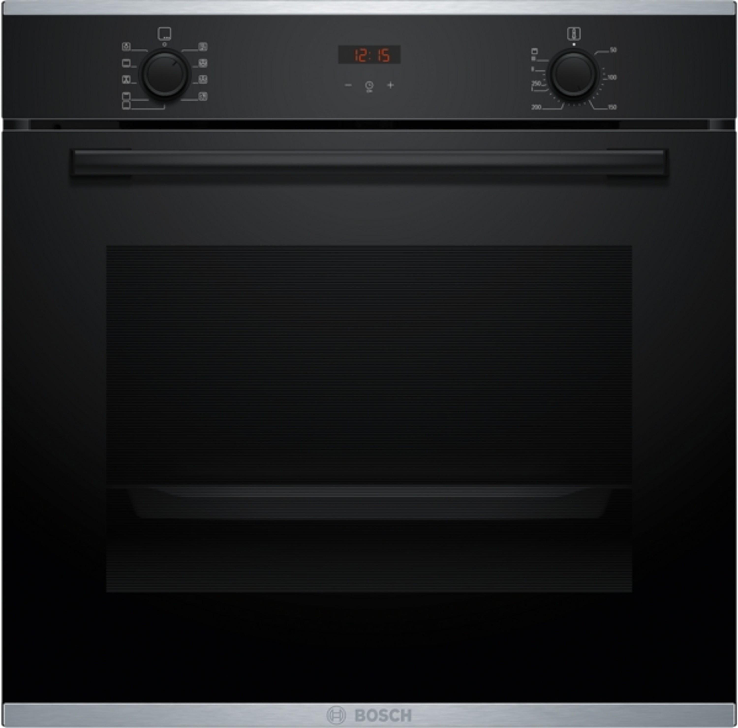 Bosch HBD436FH84 (HBA234BB3+PVS811B16E), Zonen-Induktionskochfeld, 4 Zone(n), Schwarz, Berührung, 80,2 cm, 52,2 cm