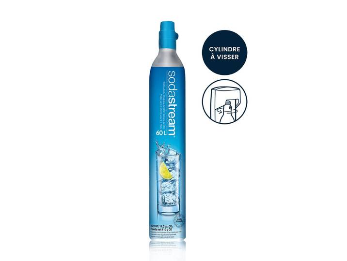 Recharge de gaz d'échange 60L originale à visser SODASTREAM