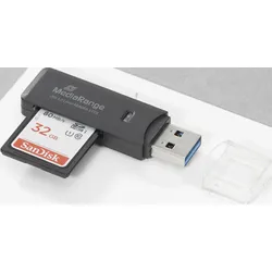 MediaRange USB-Kartenleser schwarz