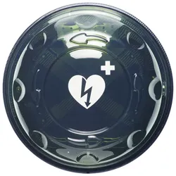 Rotaid - Outdoor-Defi-Wandschrank mit Alarm und Heizung, transparent