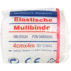 MULLBINDEN elastisch 4 cmx4 m 1 St