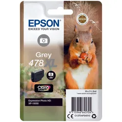 Epson Original 478XL Eichhörnchen Druckerpatrone grau 10,2ml (C13T04F64010)