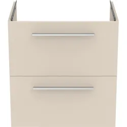 Ideal Standard i.life A Möbelwaschtischunterschrank, 2 Auszüge, 600x440x630mm, T5255NF, Farbe: Sandbeige