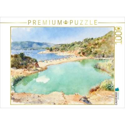 CALVENDO Puzzle Spiaggia di Terranera - Elba | 1000 Teile Lege-Größe 64x48cm Foto-Puzzle für glückliche Stunden