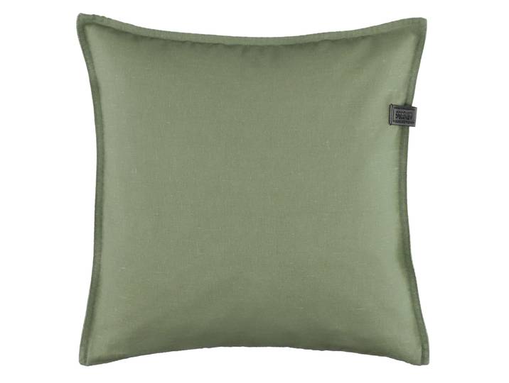 Dekokissen Play , grün (grün, unifarben), B:38cm L:38cm, Baumwolle, Leinen, SCHÖNER WOHNEN-KOLLEKTION, Dekokissen_Sitzkissen_Kissenhüllen, Dekokissen, aus edlen Naturmaterialien