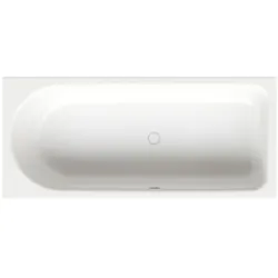 Bette BetteOcean Low-Line Badewanne 8839-440PLUS Glasur, snow, 180x80x38cm, Fußende rechts, Überlauf vorne