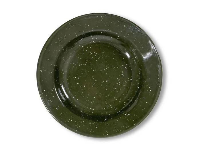 Sagaform Doris emaille bord Ø20 cm Groen
