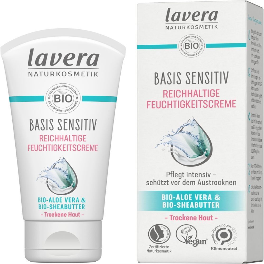 Lavera basis sensitiv reichhaltige Feuchtigkeitscr 50 ml Creme