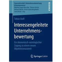 Interessengeleitete Unternehmensbewertung, Fachbücher von Tobias Quill