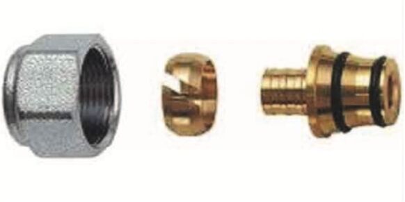 Kit de jointure FAR pour tube en polyéthylène Ø12x2 pour radiateurs