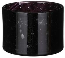 BIDK Home "Estelle Glass Vase Black 6.3""H - A - A"