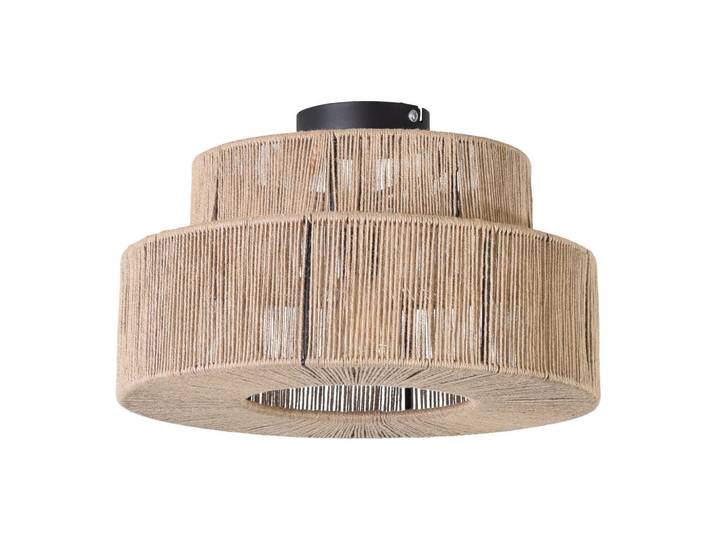 Urban Interiors Deckenleuchten Bern, Naturfarben, Metall, E27, 36x20x36 cm, Lampen & Leuchten, Innenbeleuchtung, Deckenleuchten, Deckenleuchten