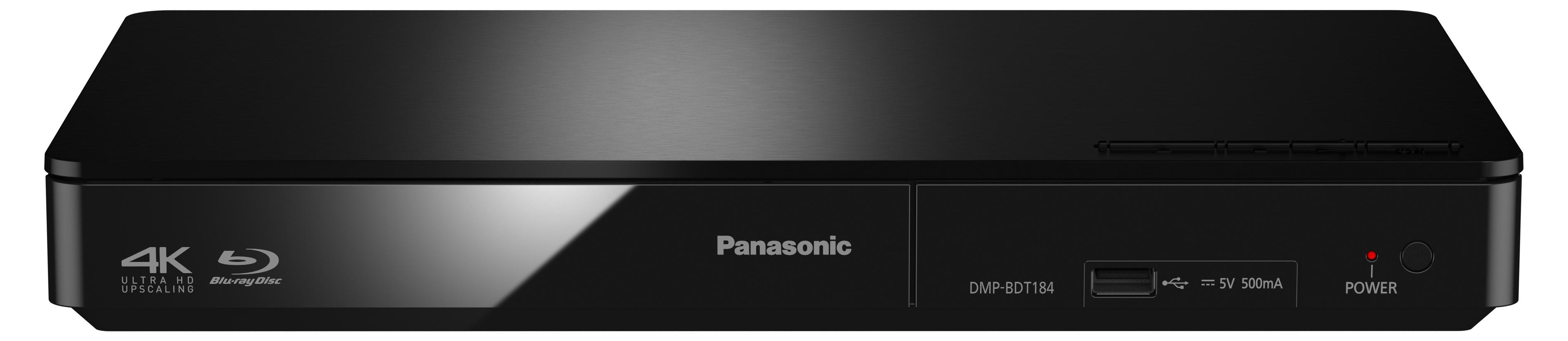 Panasonic Blu-ray Player DMP-BDT184EG, 3D, Farbe: Schwarz
