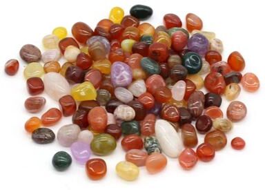Uplift Picks Natural Colorful Pebble Stones Fish Tank Gravel Reiki Crystal Decor 12 16 Mm (50g) cobblestone