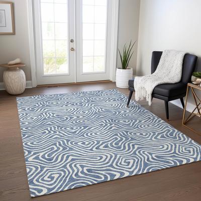 Addison Rugs Machine Washable Indoor/ Outdoor Modern Trance Chantille Rug