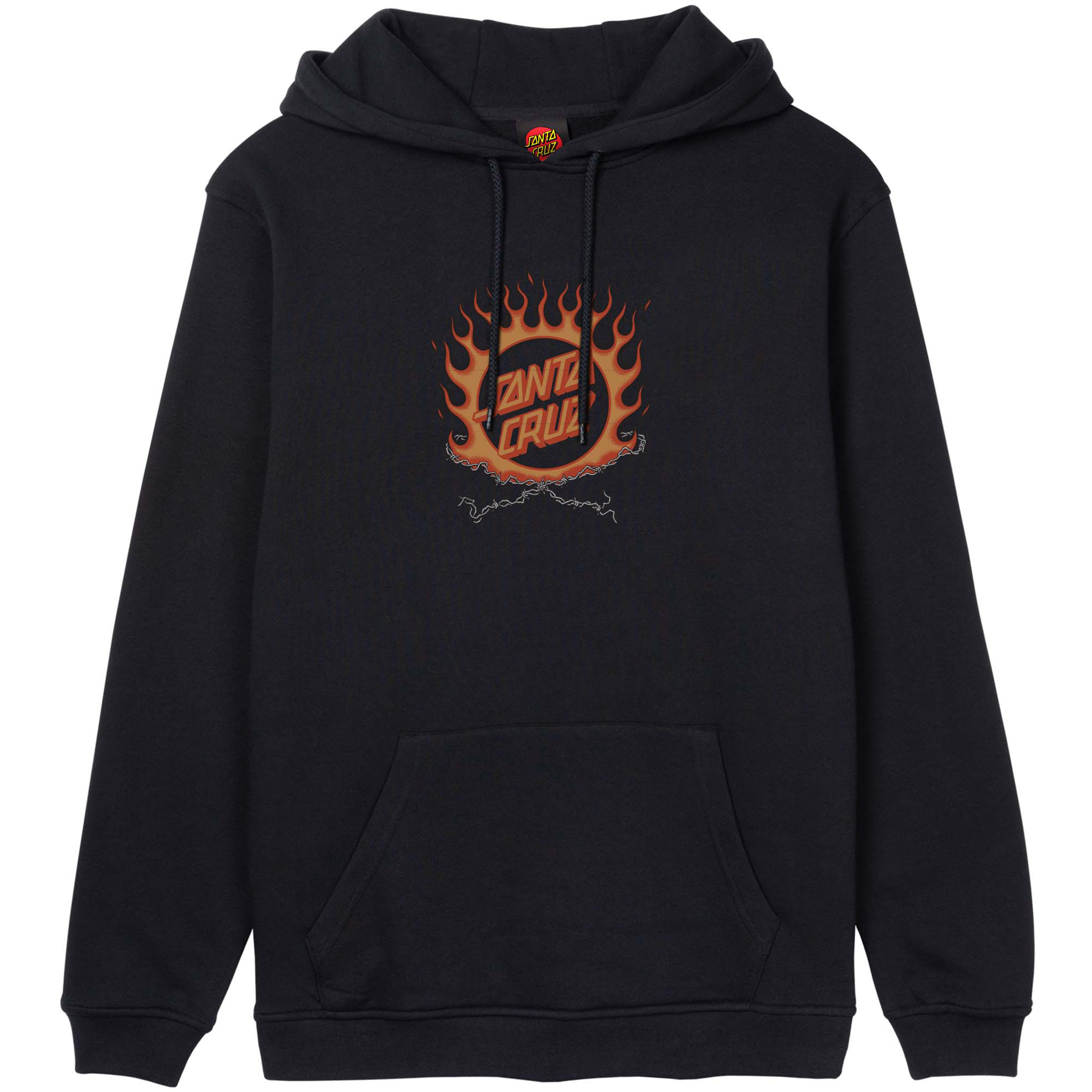 Santa Cruz Forging Dot Centre Herren Hoodies schwarz Größe L Hautfreundlich
