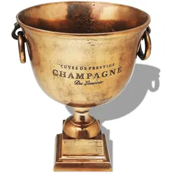 Décoshop26 - Champagnerkühler Pokal kupferbraun DEC023050 DEC023050