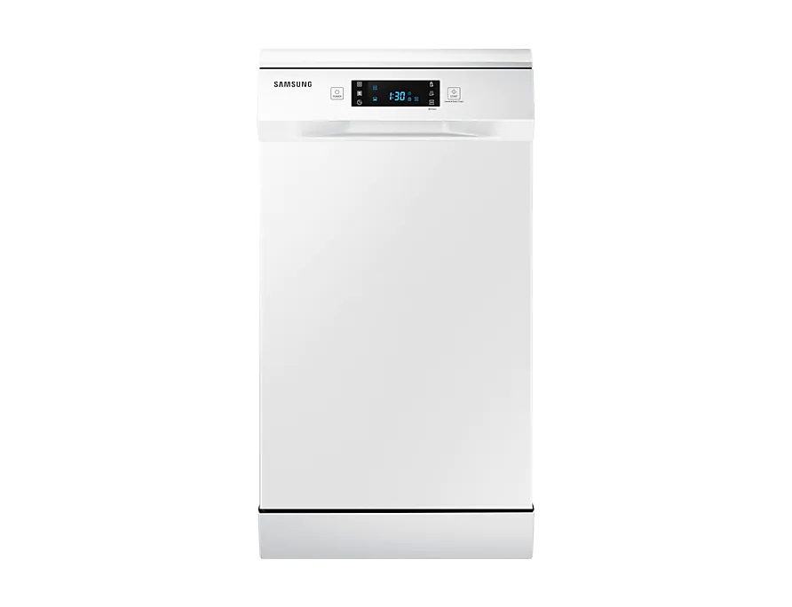 Samsung DW50R4070FS/EC, Freistehend, Single (45 cm breit), Edelstahl, Edelstahl, Tasten, LED