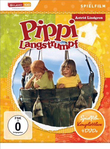 Olle Hellbom - Astrid Lindgren: Pippi Langstrumpf - Spielfilm-Komplettbox [4 DVDs] - Preis vom 14.10.2026 23:07:16 h