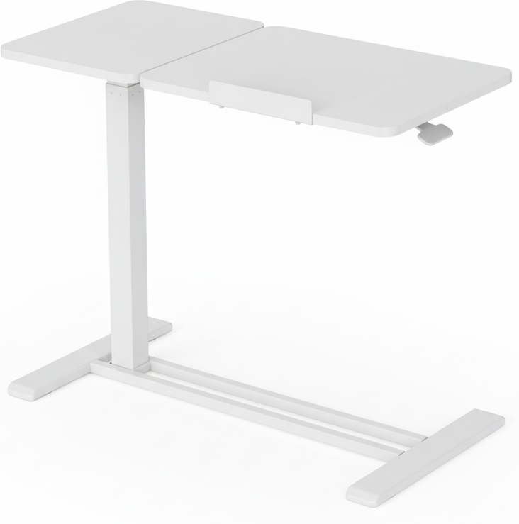 B2B Partner Mobiler höhenverstellbarer Tisch, 800 × 400 mm