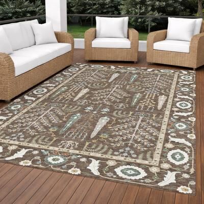 Addison Rugs Machine Washable Indoor/ Outdoor Global Hastings Chantille Rug