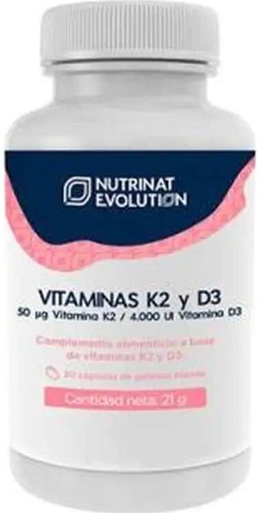 Nutrinat Vitaminas K2 y D3 30 caps