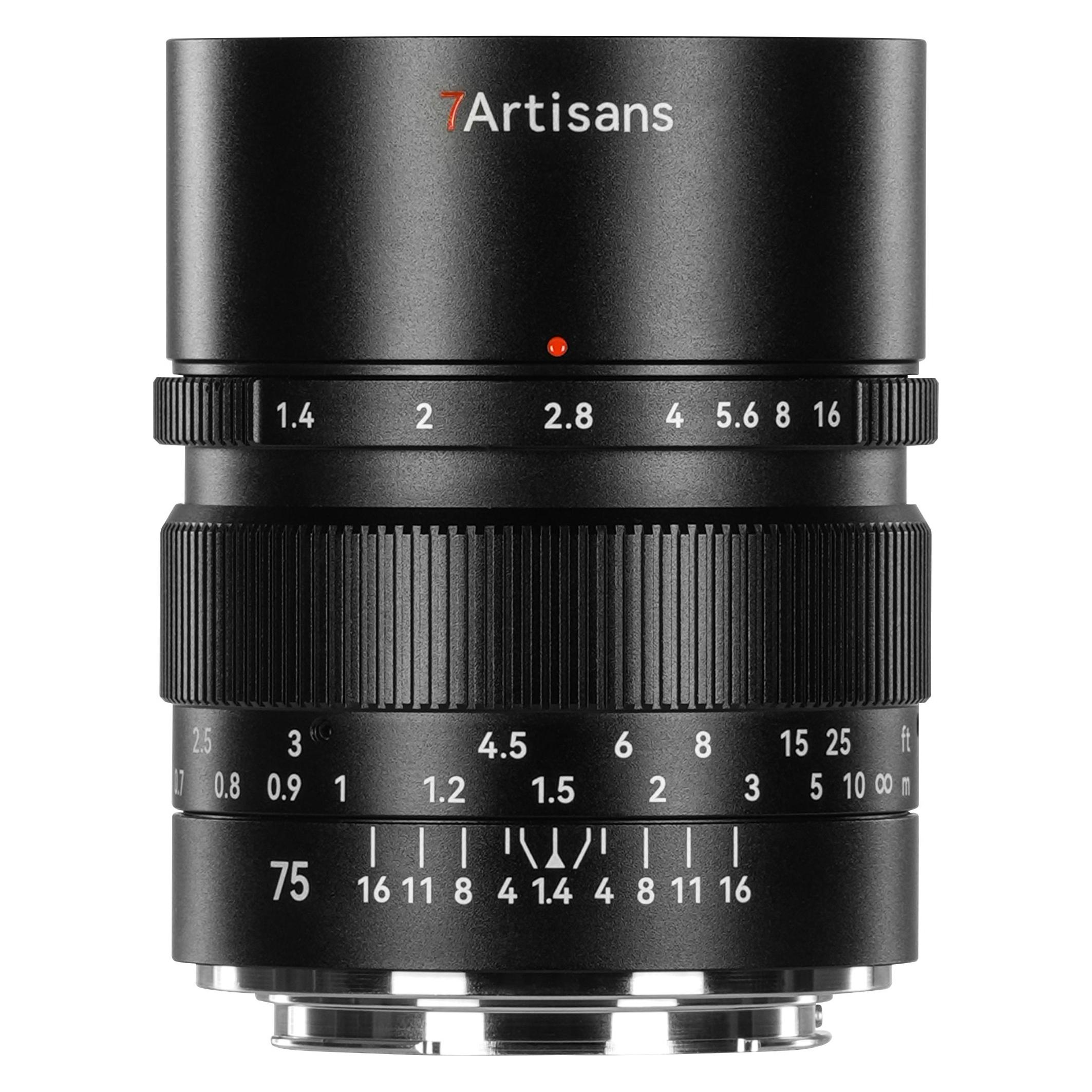 7artisans 75mm F1.4 Sony (E Mount) (Sony E) (75F14B-E)