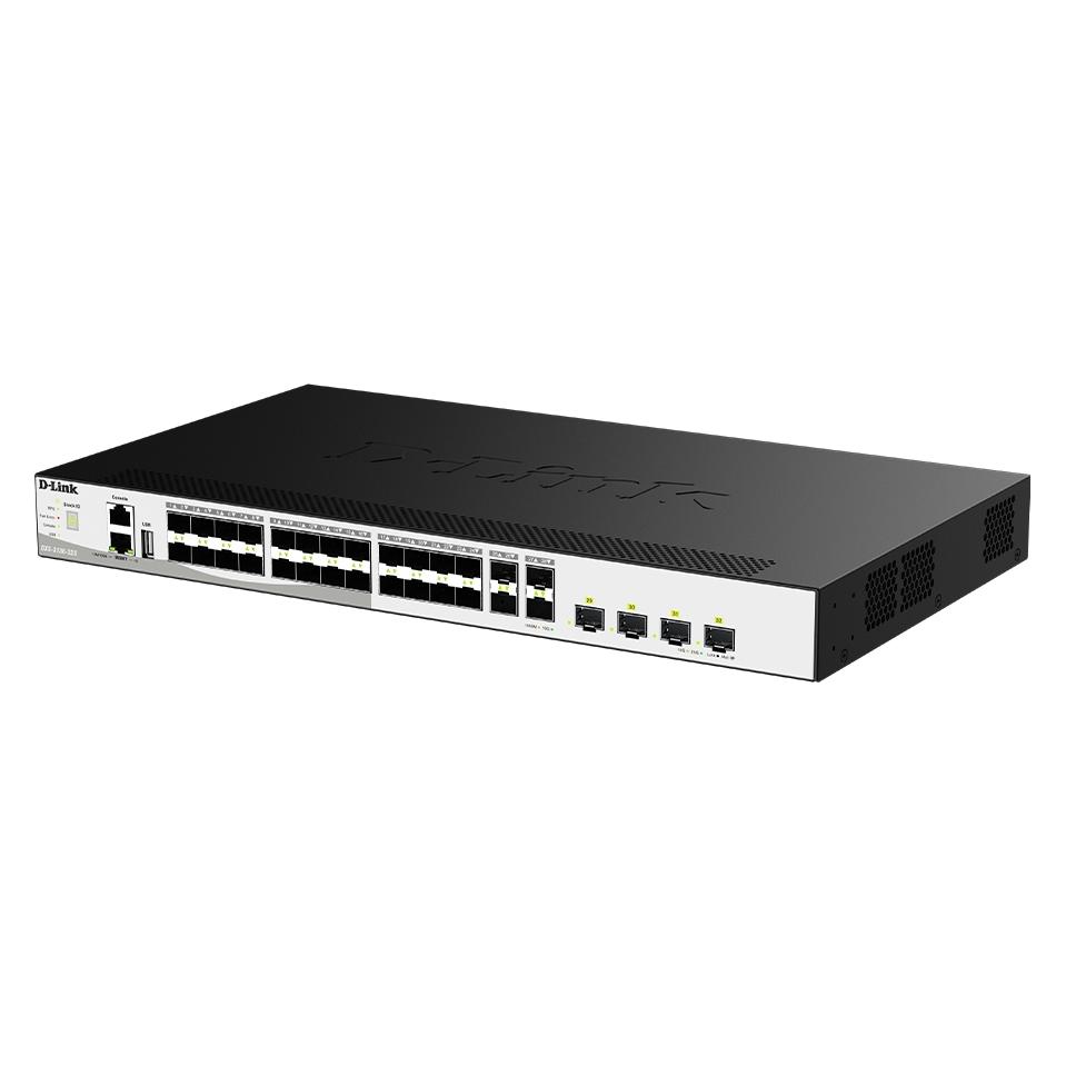 D-Link 32-Port 10G Gigabit Layer 3 Stackable SF (32 Ports) (DXS-3130-32S/E)