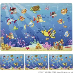 TISCHSETS Haribo Seaworld blau 45 x 30 cm