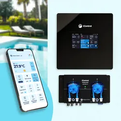 Pool-Chlordesinfektion iControl mit Touchdisplay, integrierter App und Pool-Steuerung