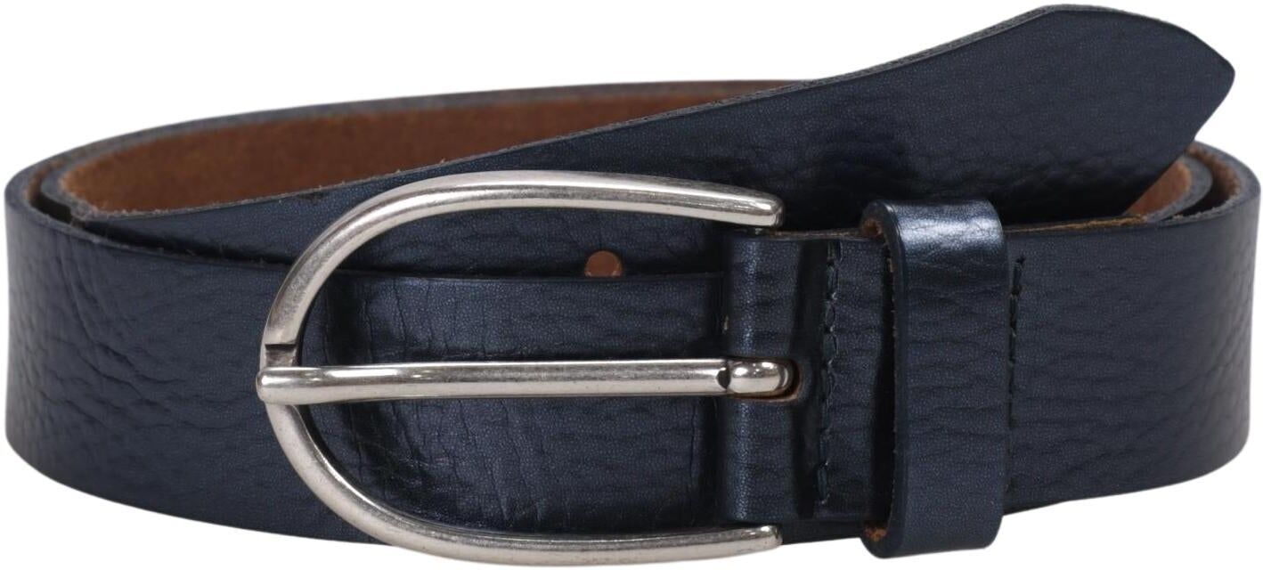 Vanzetti Damen Gürtel, Marineblau, Gr. 80, Leder - Second Hand