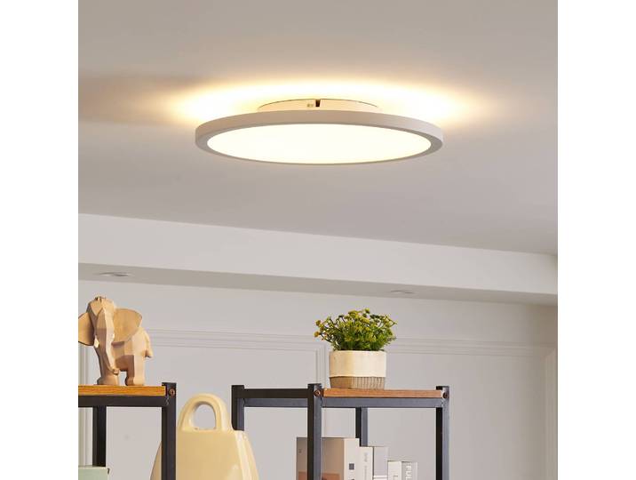 LED Deckenleuchte Brenda Arcchio, dimmbar, weiß / opal, für Wohn- / Esszimmer, Modern