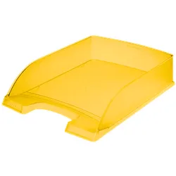 LEITZ 52270010 - Briefkorb A4 Standard Plus, gelb frost