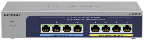 NETGEAR MS108UP-100EUS MS108UP Netzwerk Switch RJ45 8 Port 2.5 GBit/s PoE-Funktion