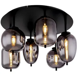 Globo Lighting Deckenleuchte BLACKY - D/H ca. 63.00x49.00