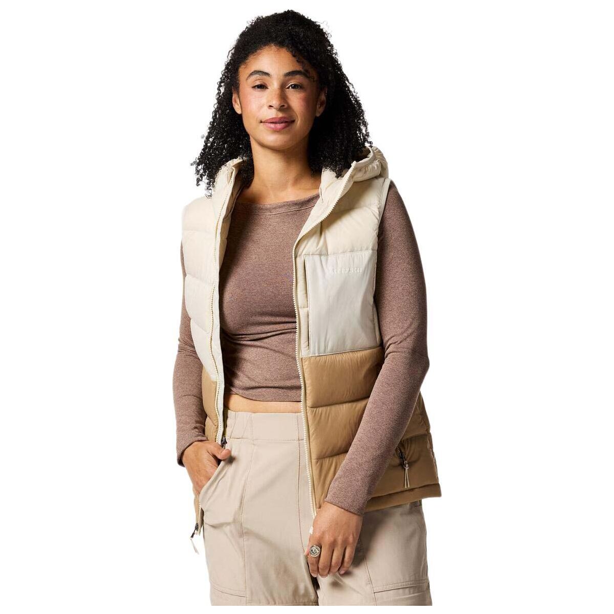 Cotopaxi Fuego Max Down Vest cream and khaki S FMXV-CMKHK-W-S