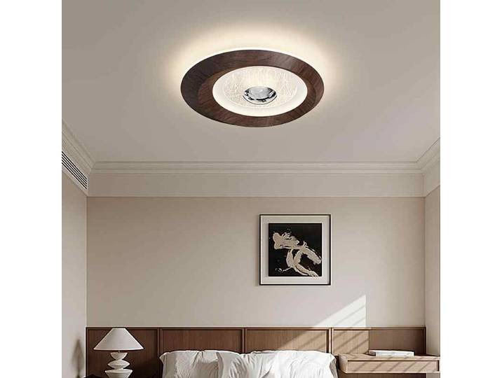 Plafonniers LED en noyer modernes pour chambre étude salon Hall éclairage intérieur nordique plafonniers luminaire de décoration de la maison