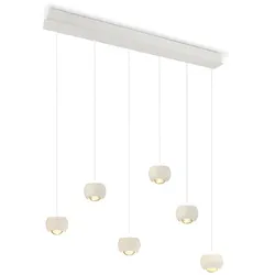 Musterring LED-Pendelleuchte Cannon Alu, Eisen, Stahl & Metall Weiß