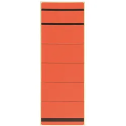 Westcott Ordneretikett E-737814 00 breit/kurz selbstklebend Papier rot 10 Stück
