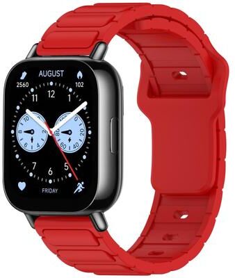 Everyday Crate Xiaomi Watch 22mm Silicone Watch Band Quick Release Adjustable Replacement Strap red