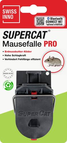 Swissinno SuperCat PRO1er Mausefalle Funktionsart Lockstoff Erdnussbutter-Köder 1St.