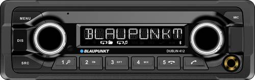 Blaupunkt DUBLIN 412 Autoradio inkl. Fernbedienung, Bluetooth-Freisprecheinrichtung
