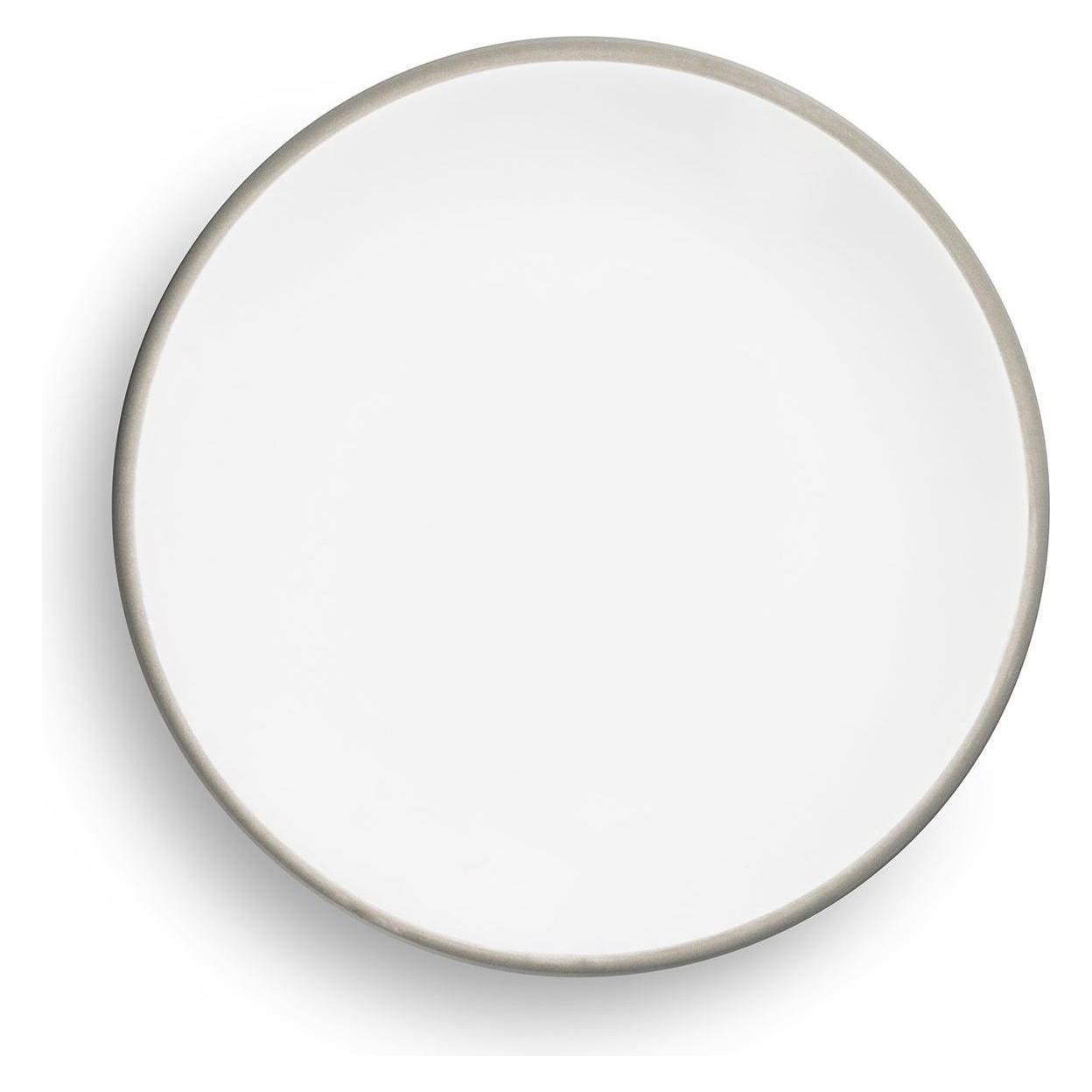 Gmundner Keramik Grauer Rand, Unterteller Mokka (Ø 11 cm) (1x, 11 cm) (32747022)