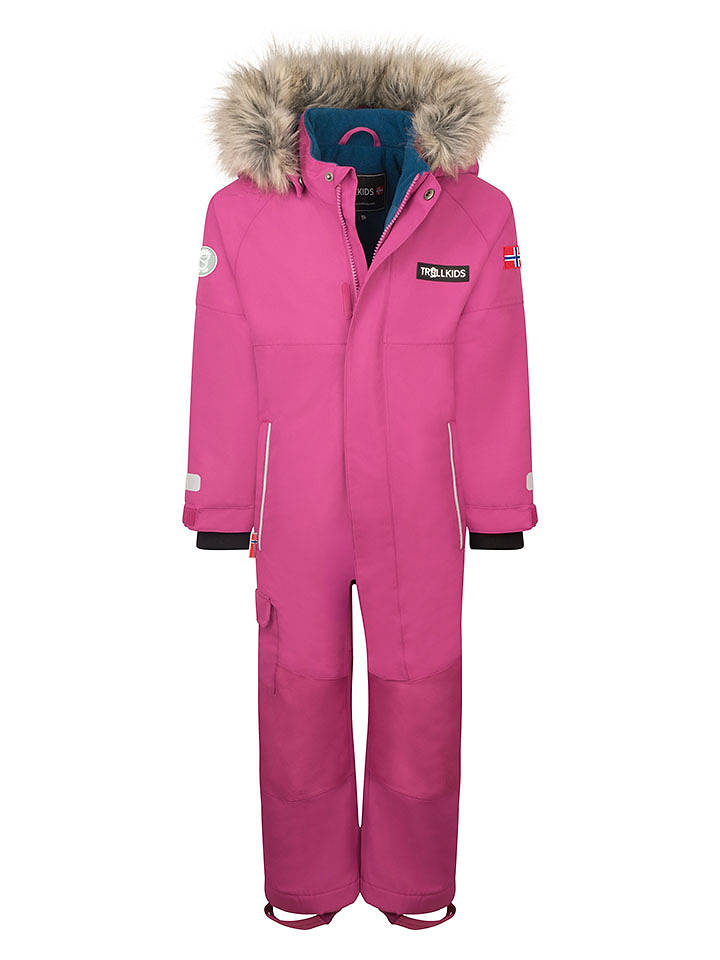 Trollkids Schneeanzug "Kirkenes" in Pink - 128