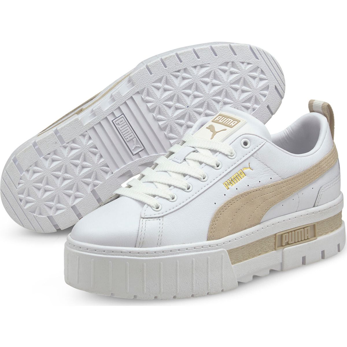 Puma Mayze Lth Wns puma white-peyote (02) 7 381983-02-7