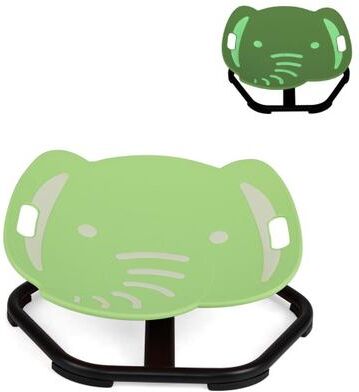 Costway Elephant-Shaped Spinning Chair for Autistic and ADHD Kids-Green